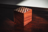Checkered Cube Puzzle Box