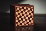 Checkered Cube Puzzle Box