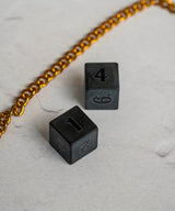 Obsidian Stone Dice