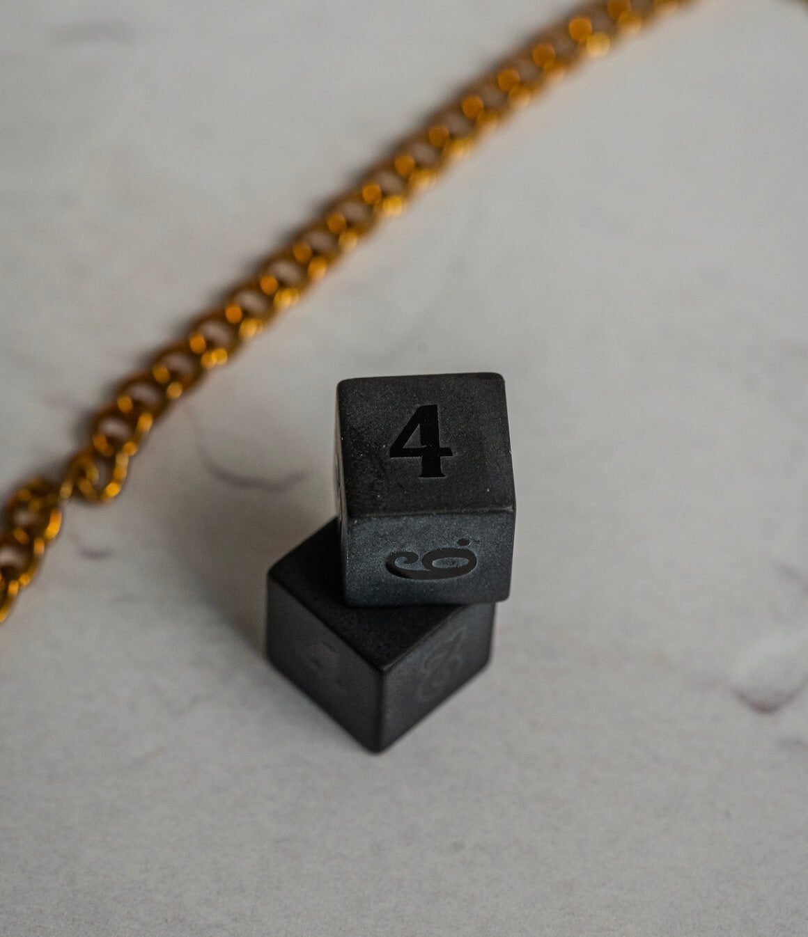Obsidian Stone Dice