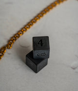 Obsidian Stone Dice