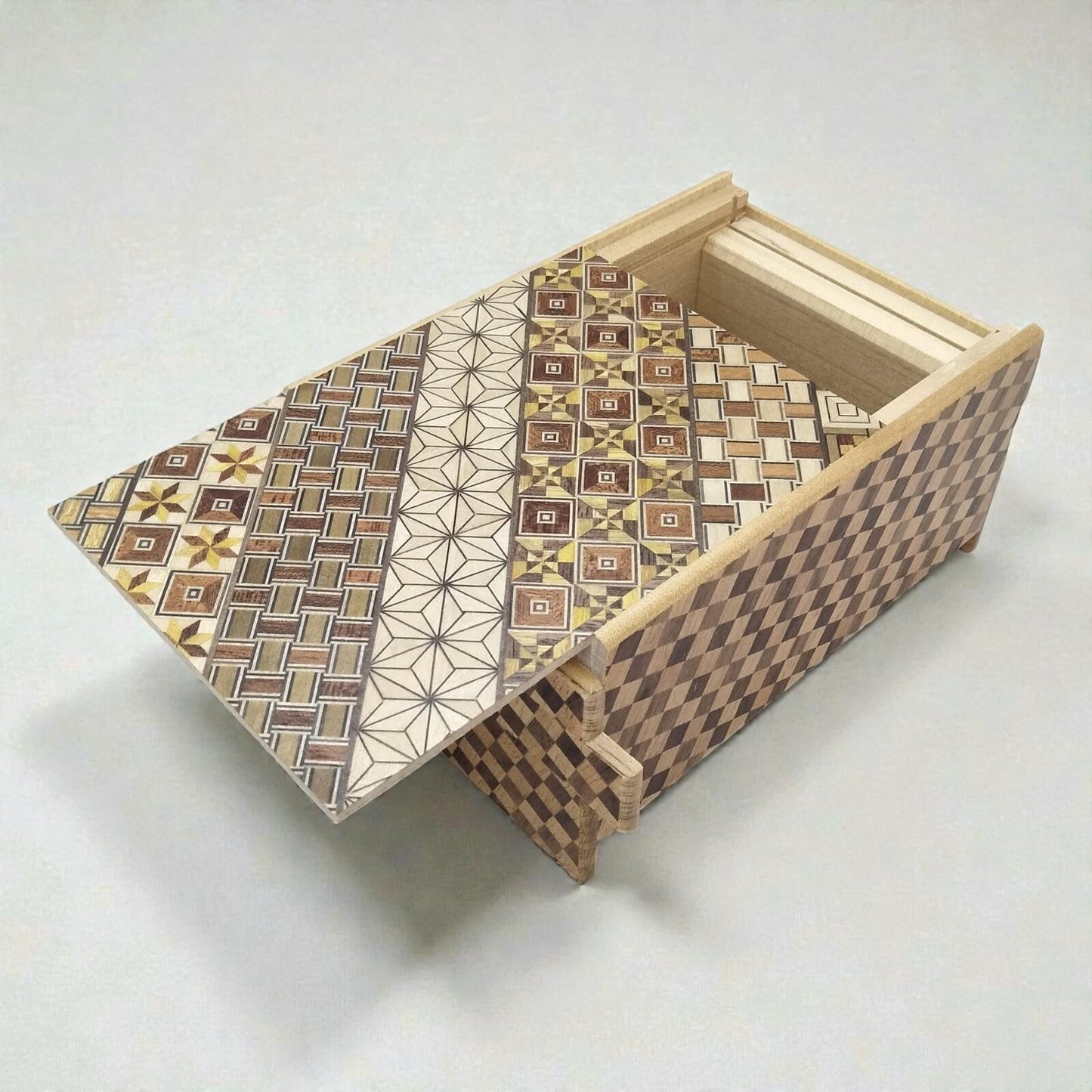 Top Panel Yosegi Puzzle Box