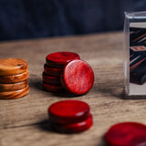 Olive Wood Backgammon Pieces