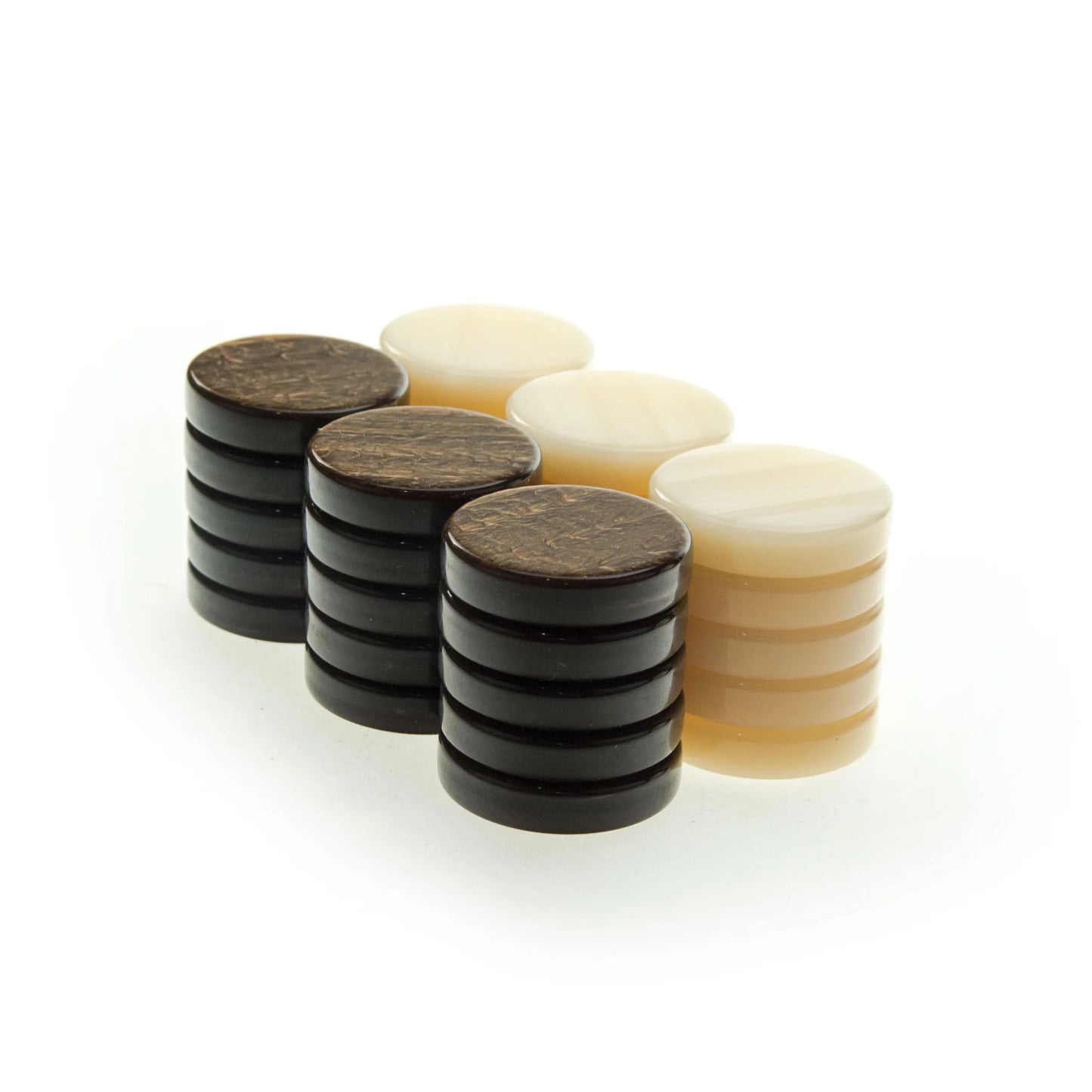 Mother Of Pearl Acrylic Backgammon Stones