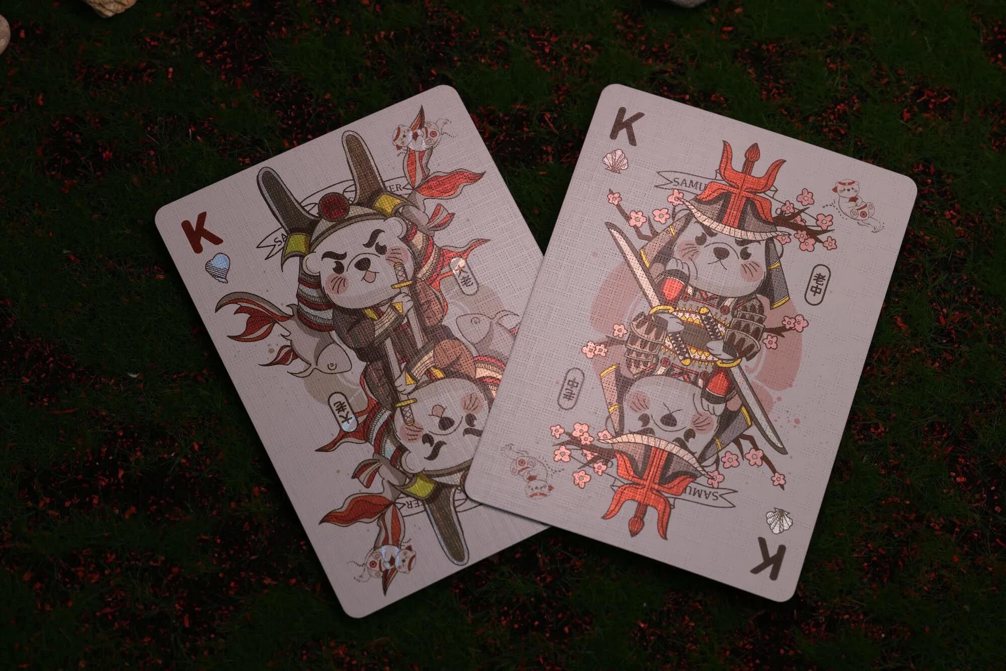 Samurai Otter Playing Cards