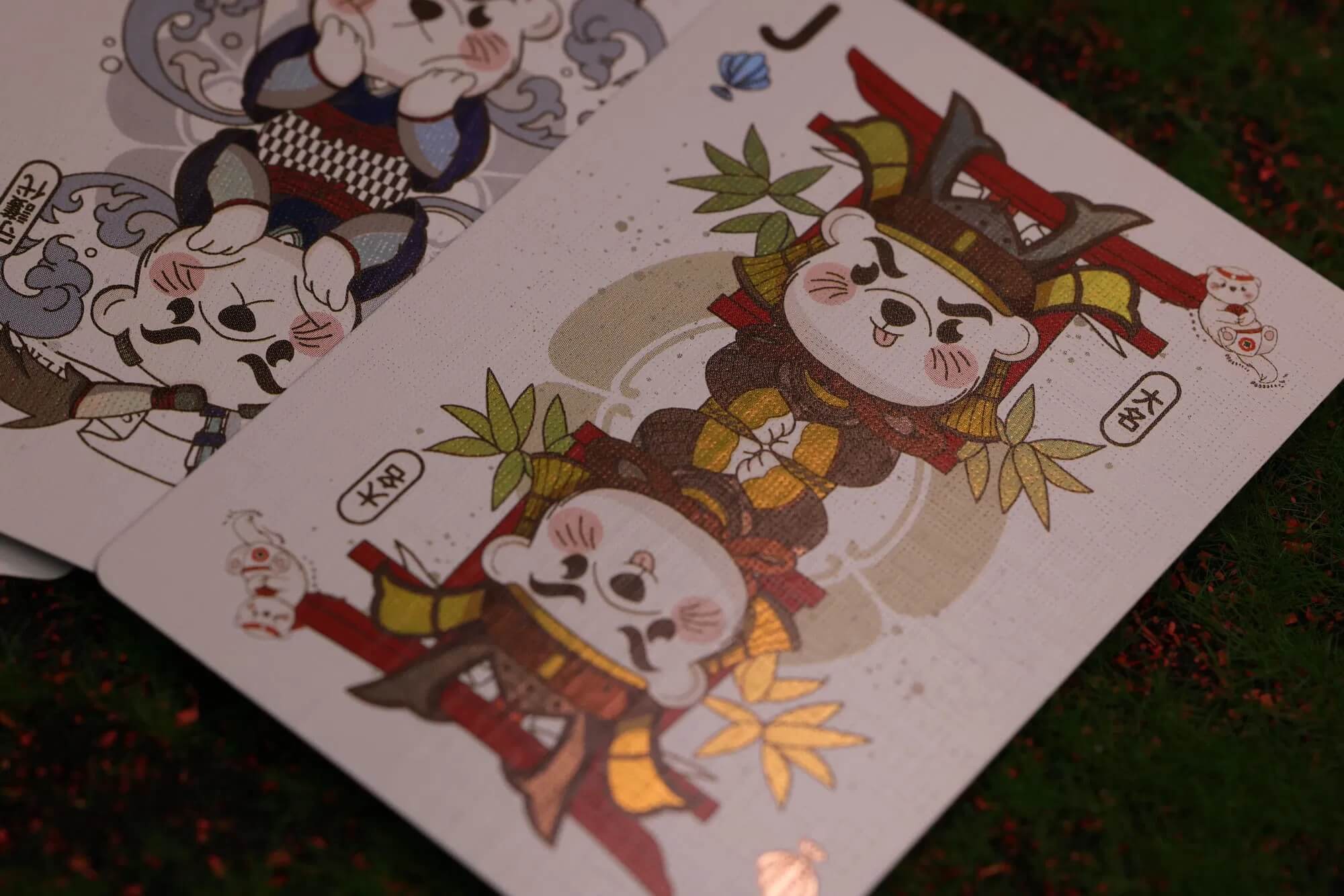 Samurai Otter Playing Cards