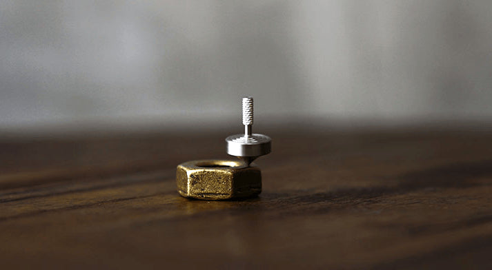 Miniature Seimitsu Coma Spinning Top