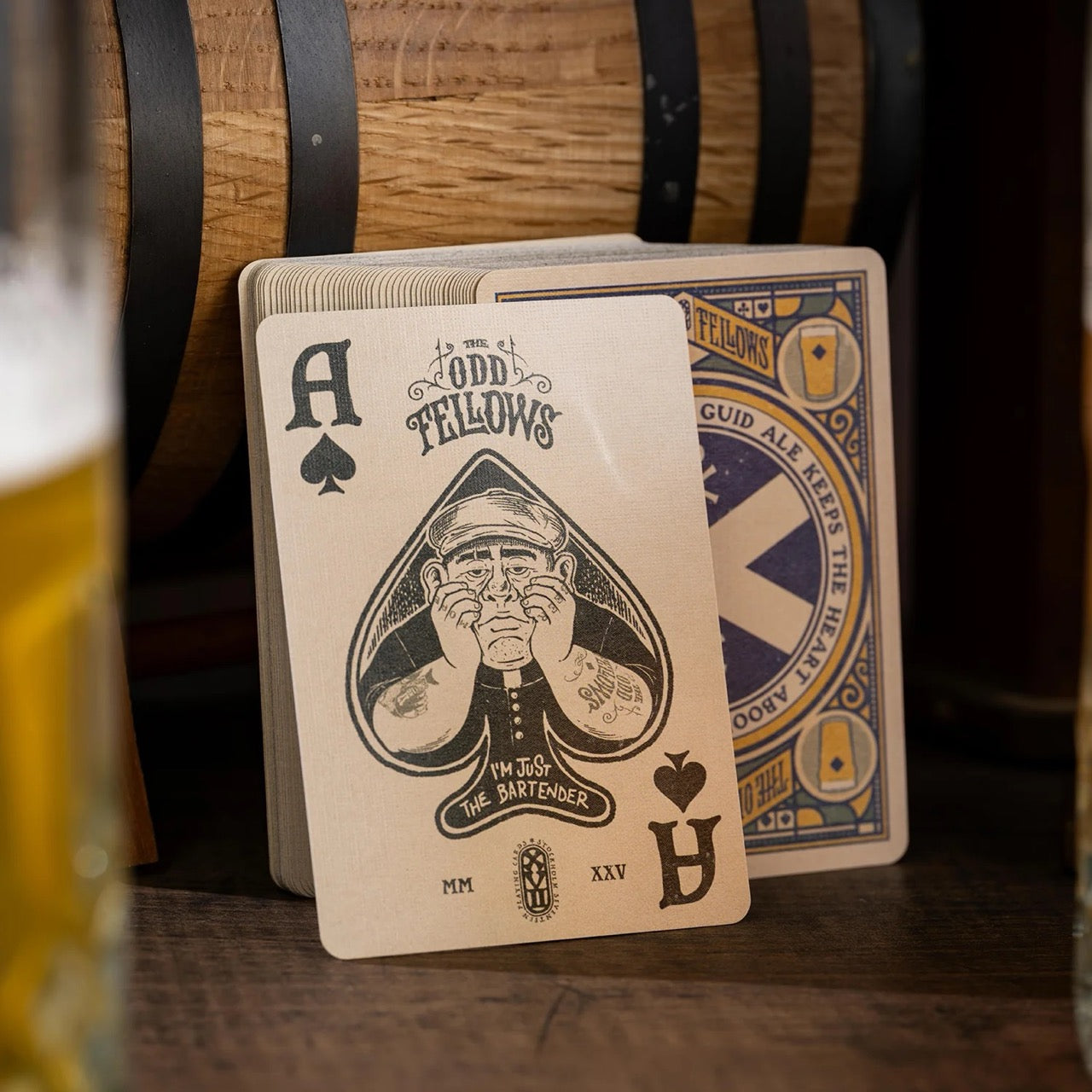 Brother McPint Playing Cards