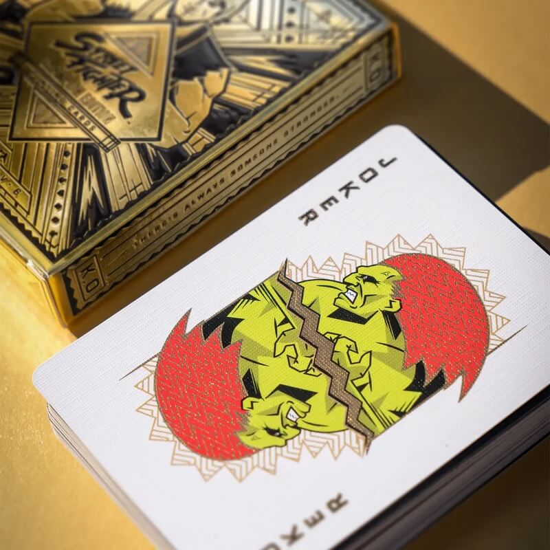 Street Fighter Playing Cards: Gold Edition