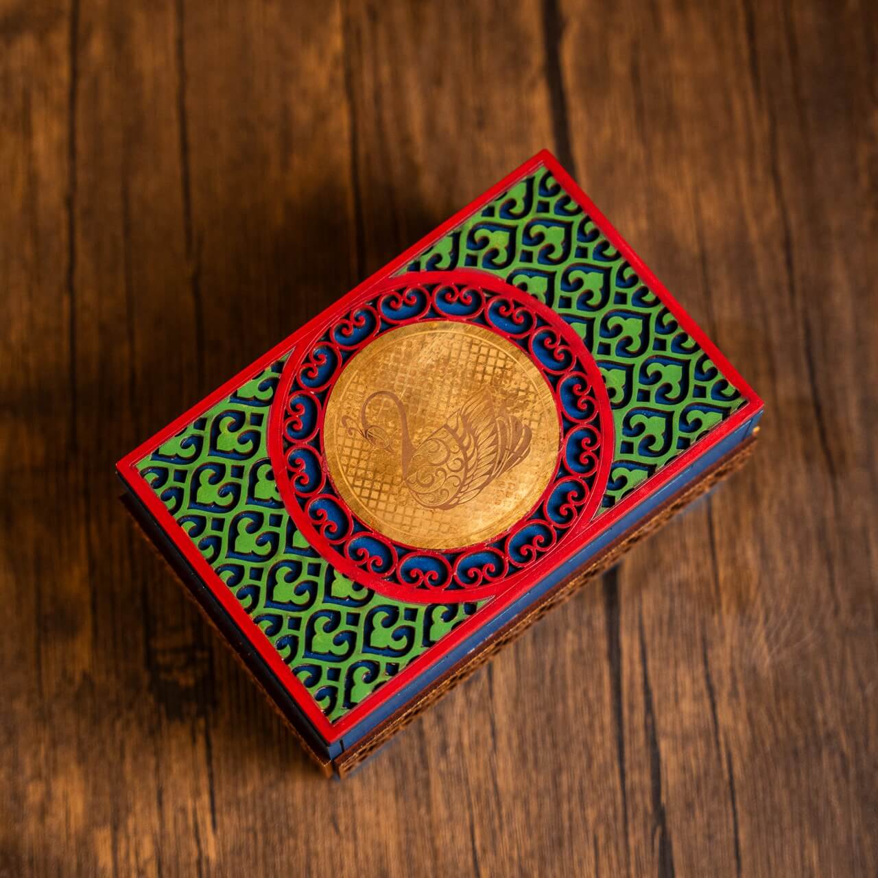 Swan Puzzle Box