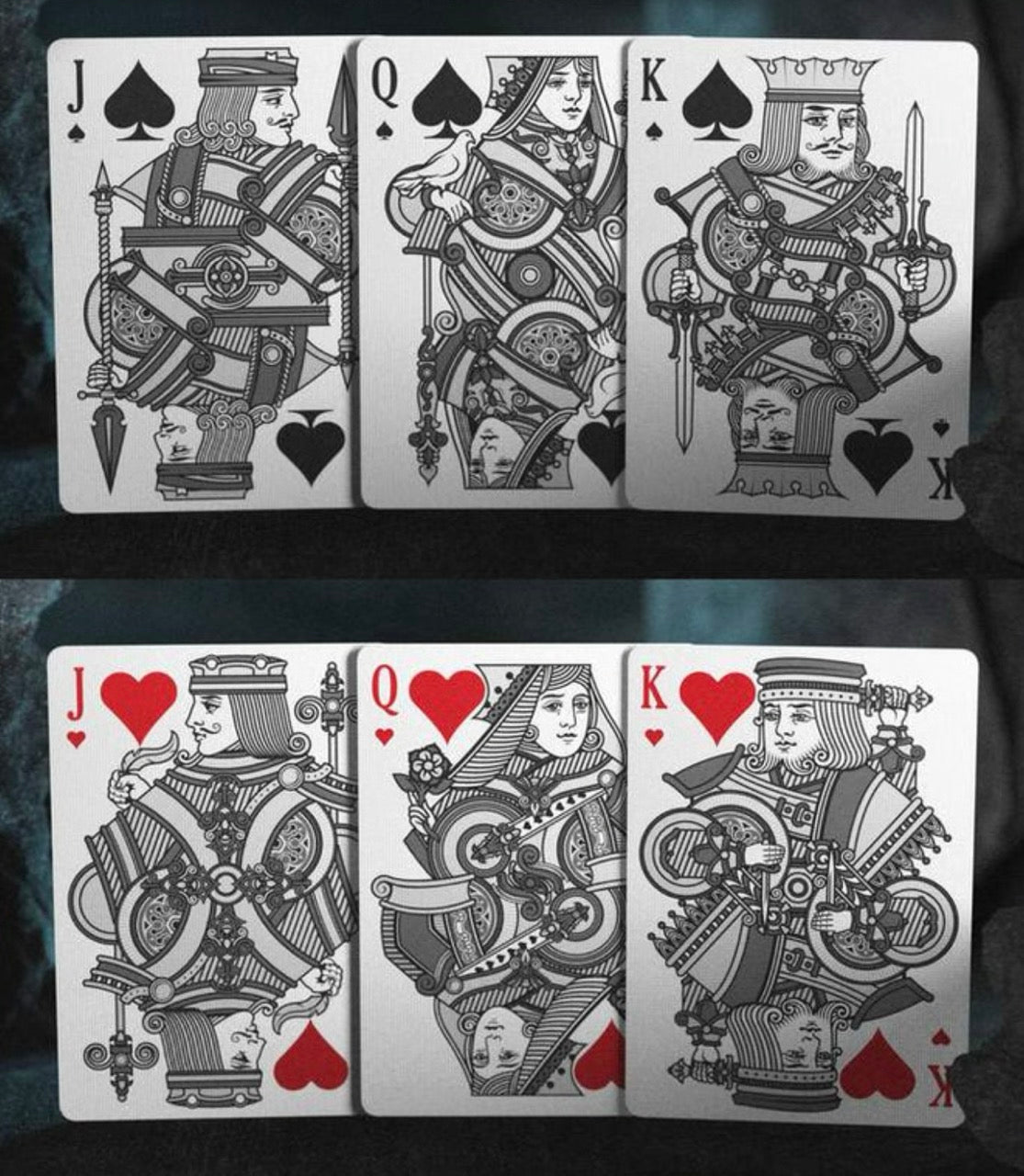 Slate Tally-Ho Playing Cards