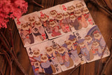Tanuki Yukaku Playing Cards: Oiran-Dochu