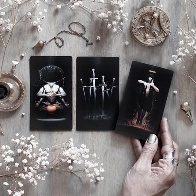 True Black Tarot Deck
