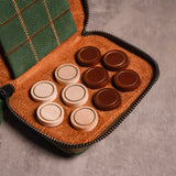 Leather Travel Naughts & Crosses Set