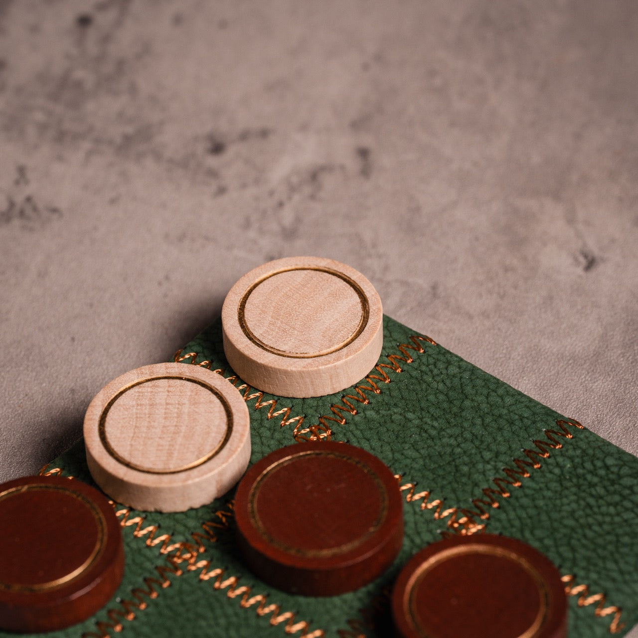 Leather Travel Naughts & Crosses Set
