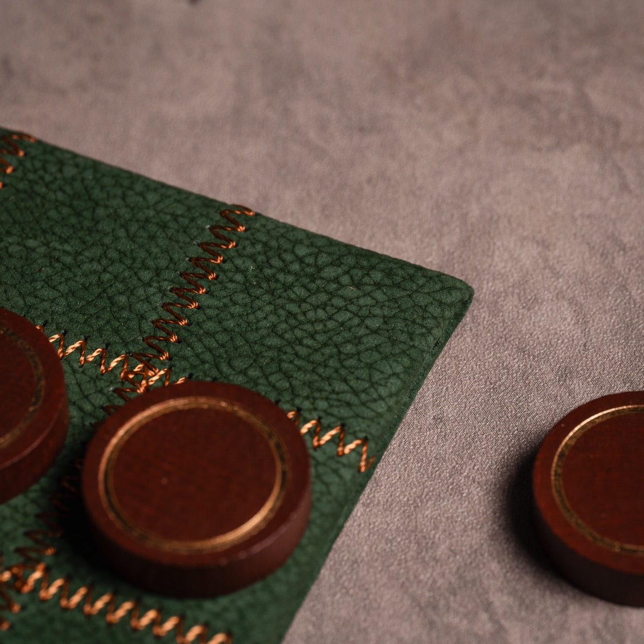 Leather Travel Naughts & Crosses Set