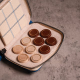 Leather Travel Naughts & Crosses Set