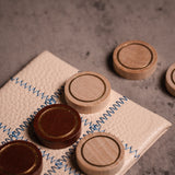 Leather Travel Naughts & Crosses Set