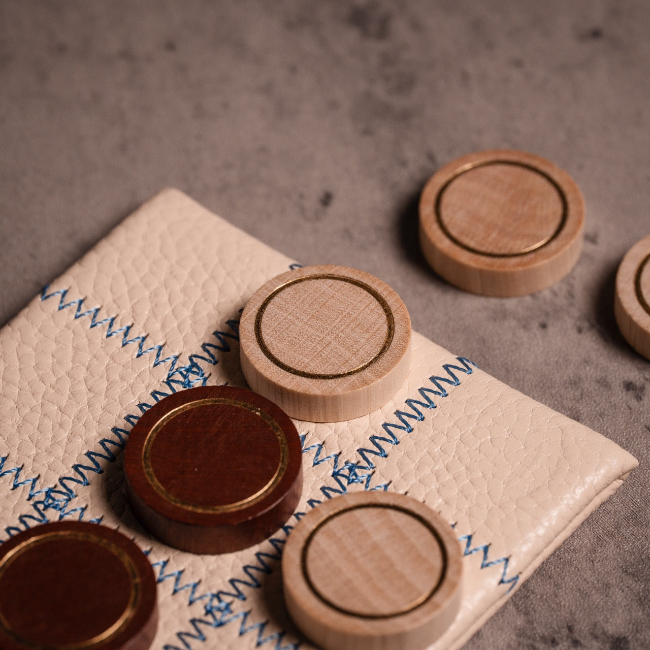 Leather Travel Naughts & Crosses Set