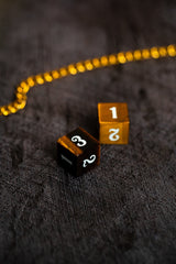 Tiger's Eye Stone Dice
