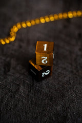 Tiger's Eye Stone Dice