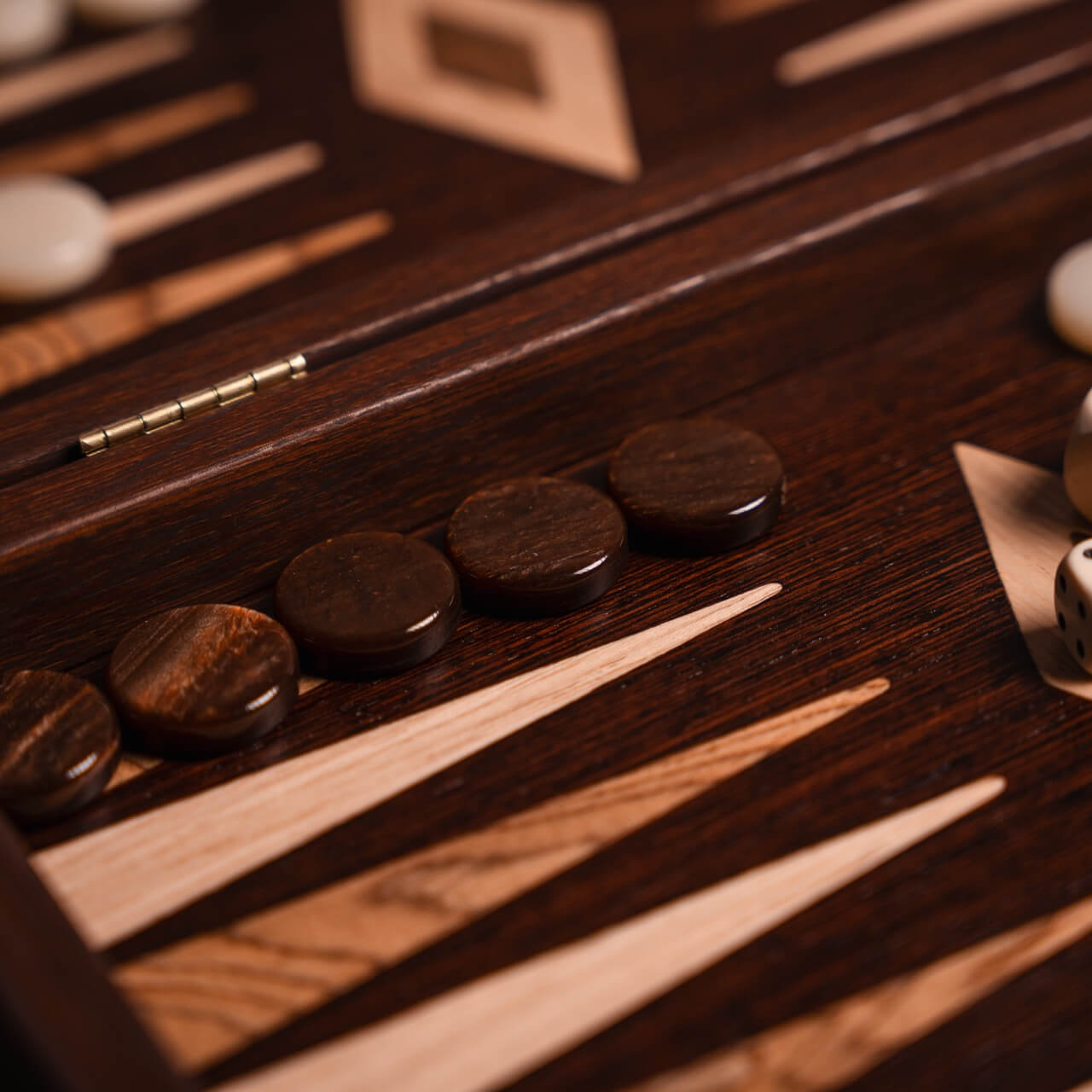 Wenge & Walnut Backgammon Set