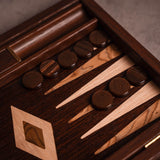 Wenge & Walnut Backgammon Set