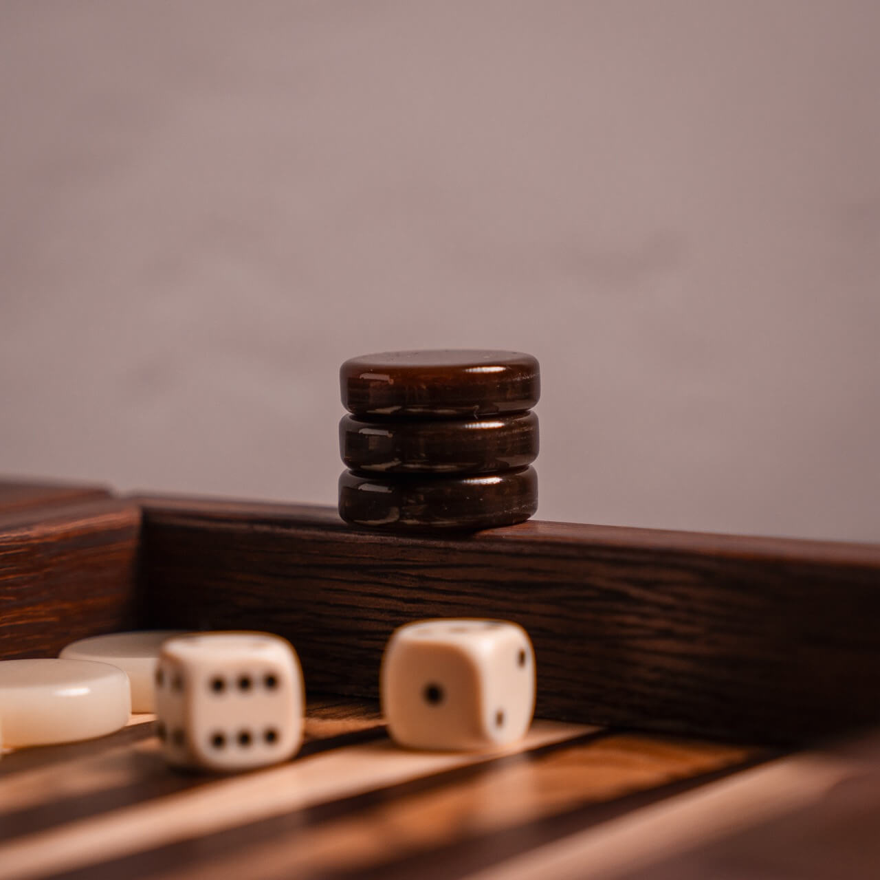 Wenge & Walnut Backgammon Set