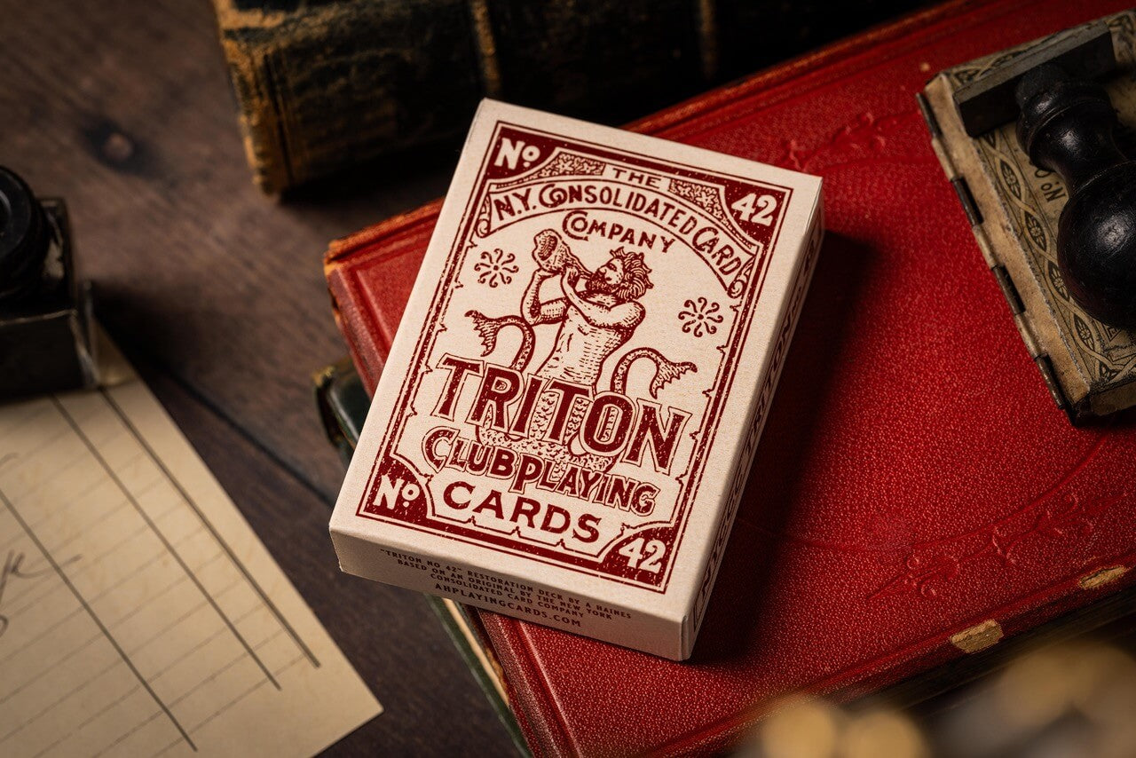 Triton 42 Antique Restoration Playing Cards
