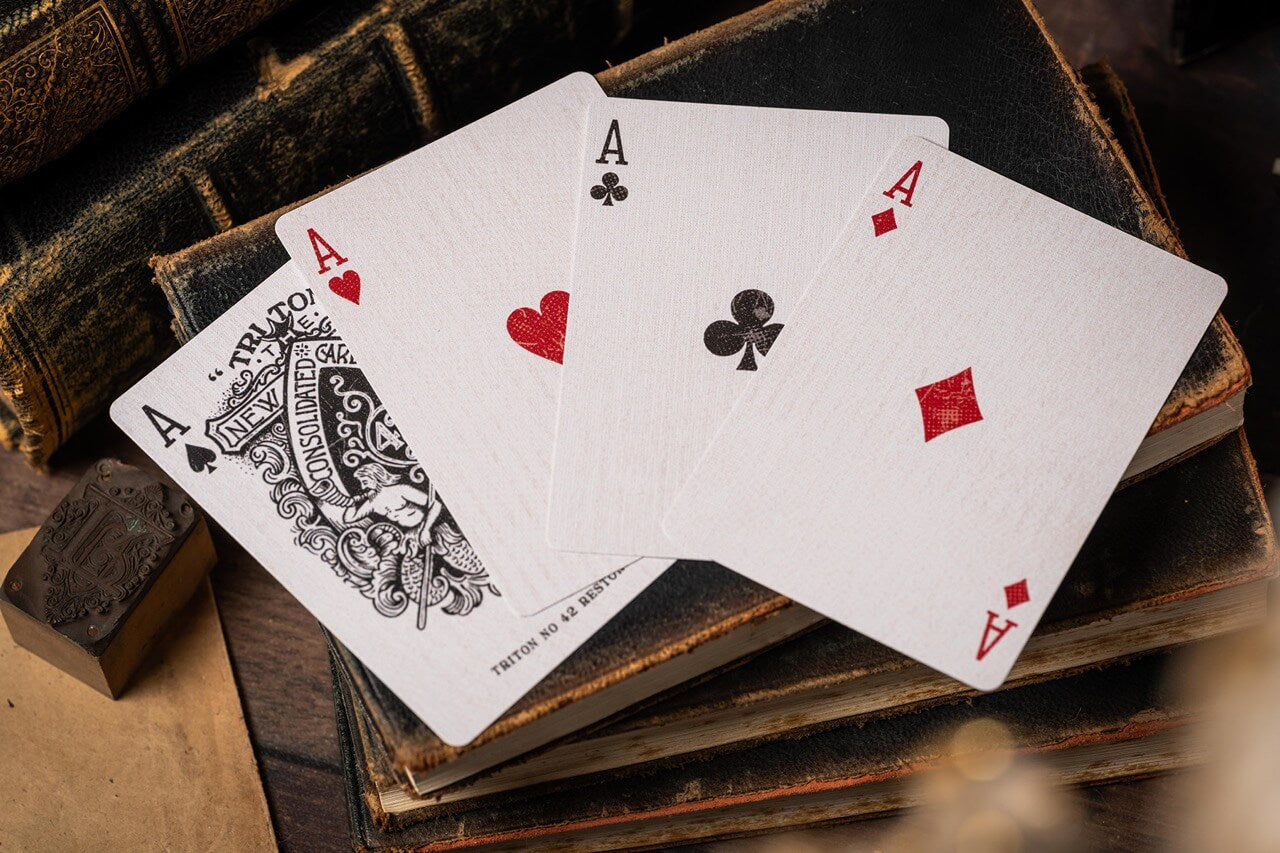 Triton 42 Antique Restoration Playing Cards