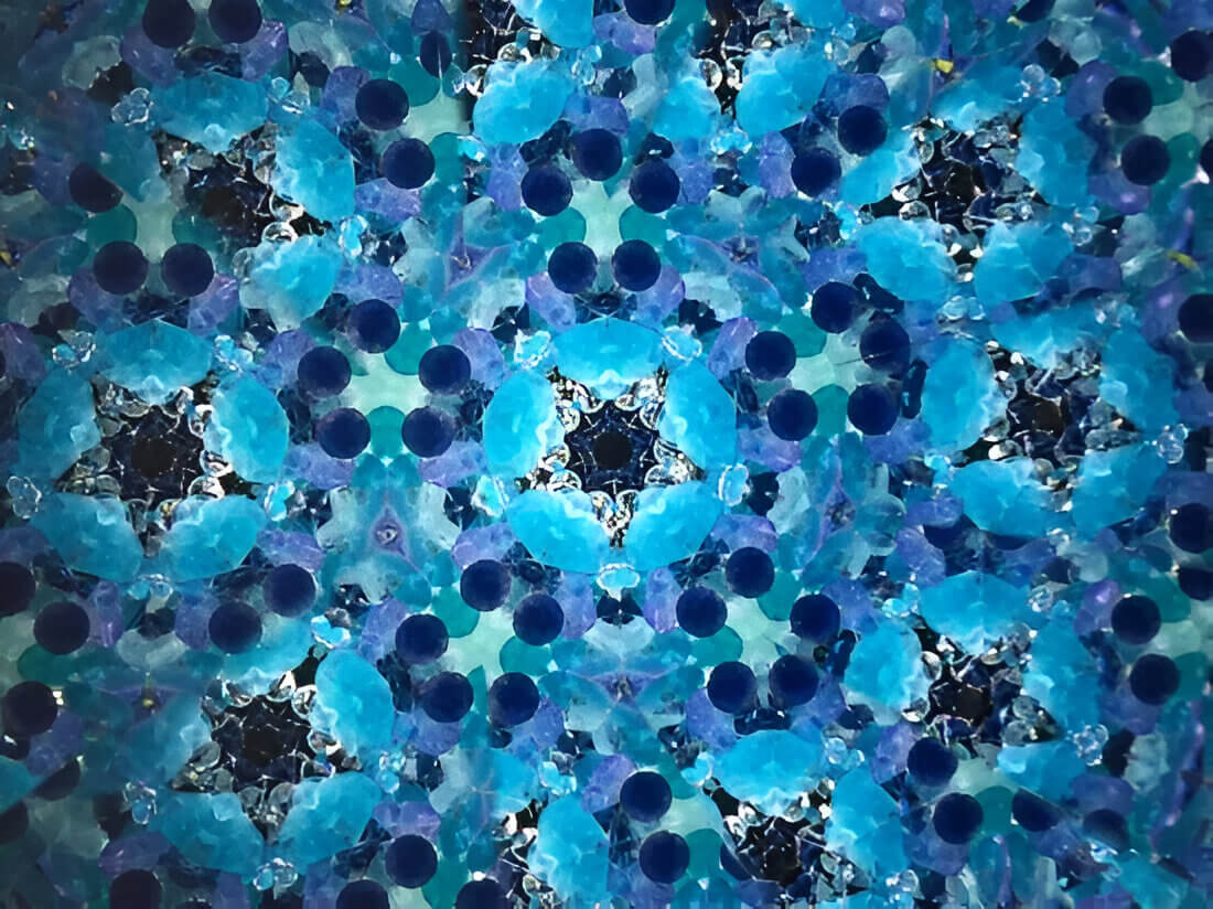Twilight Blue Kaleidoscope