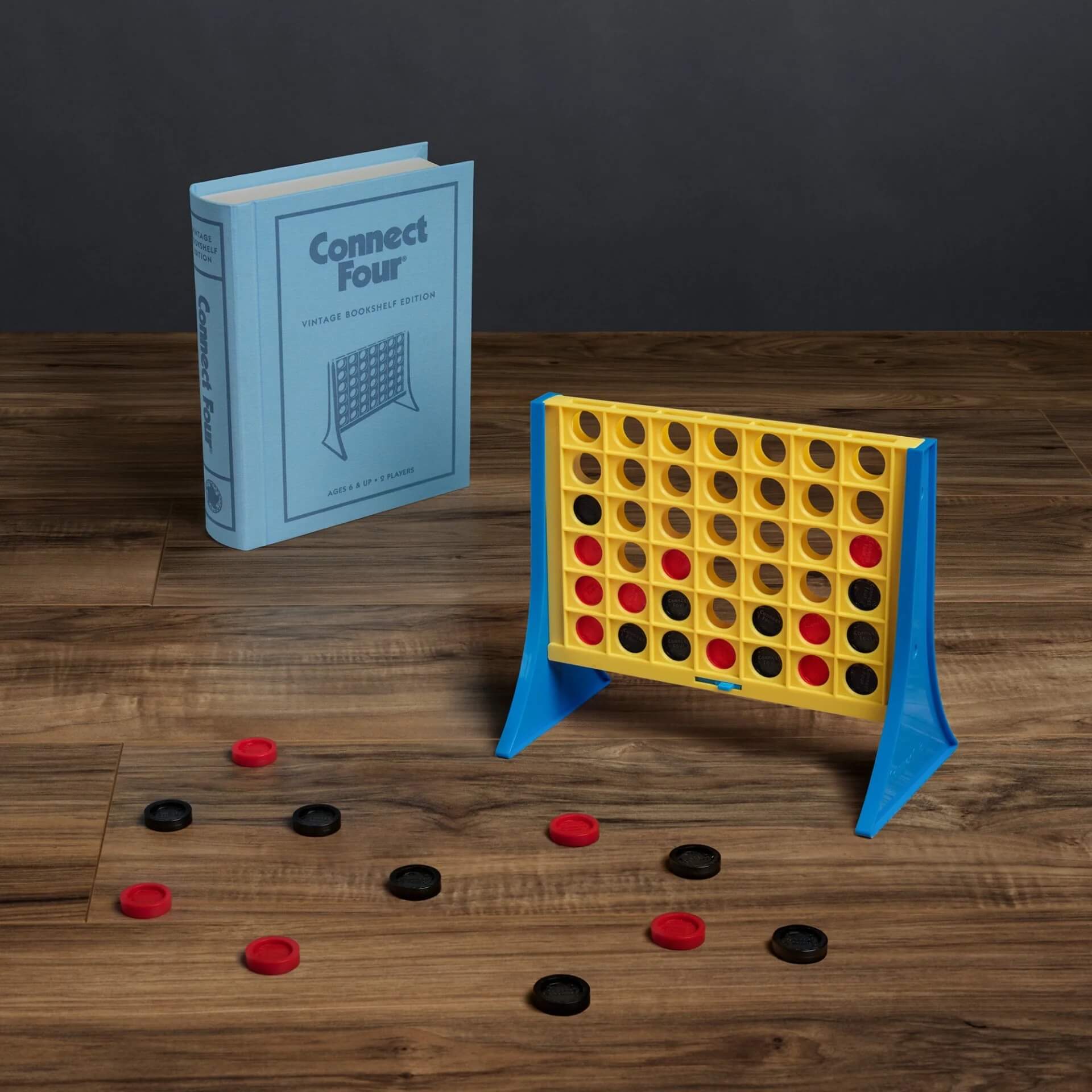 Vintage Style Bookshelf Games