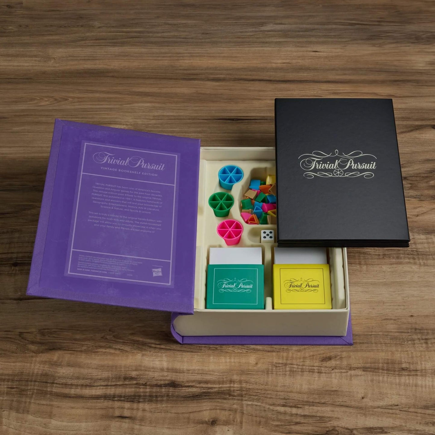 Vintage Style Bookshelf Games
