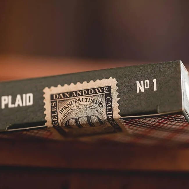 Vintage Plaid Playing Cards