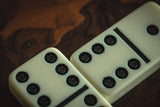 Walnut Burl Dominoes Set