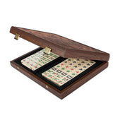 California Walnut Mahjong Set
