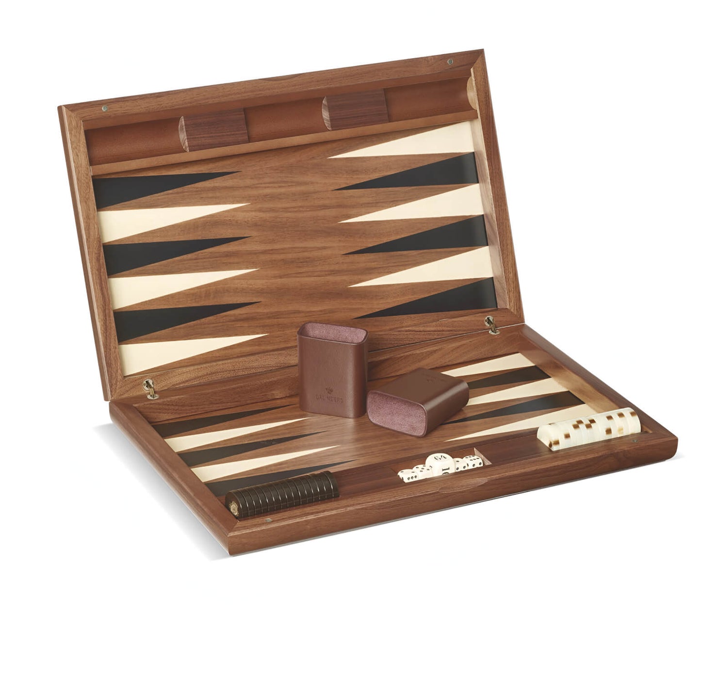 Walnut York Backgammon Set