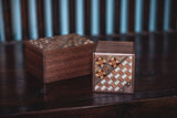 Walnut Yosegi Puzzle Boxes
