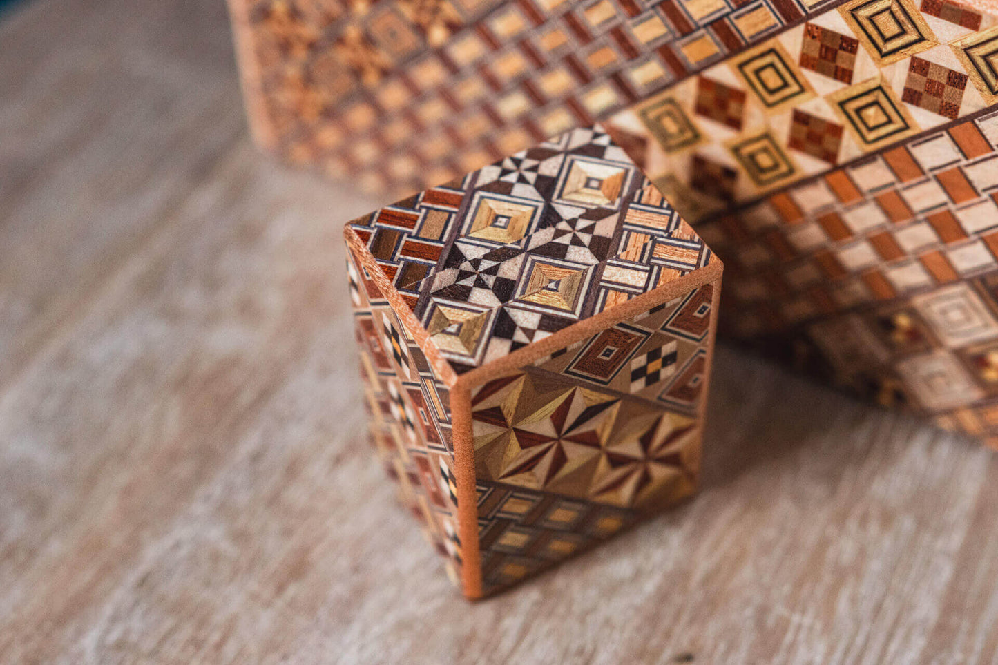 Yosegi Puzzle Boxes