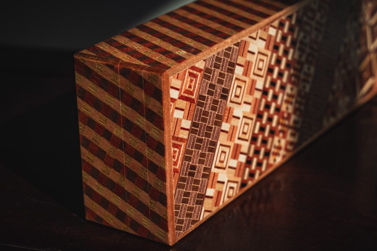 Long Yosegi Puzzle Box