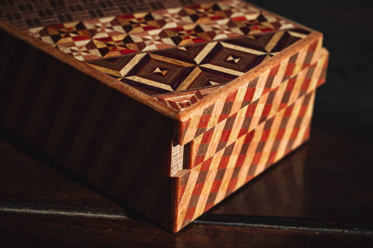 Long Yosegi Puzzle Box