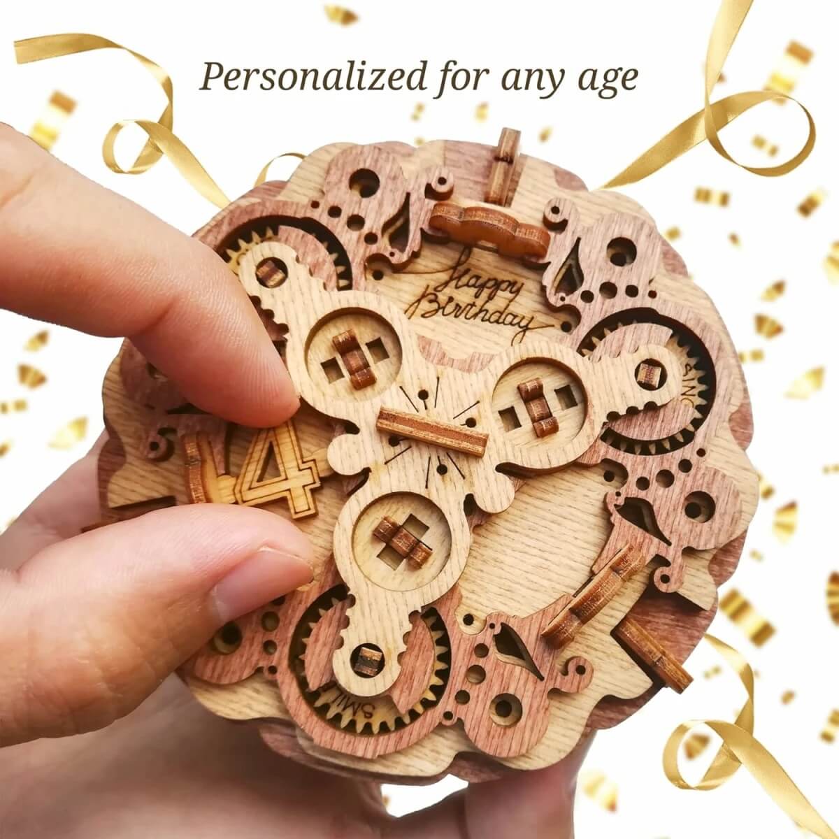 Birthday Cake Puzzle Box