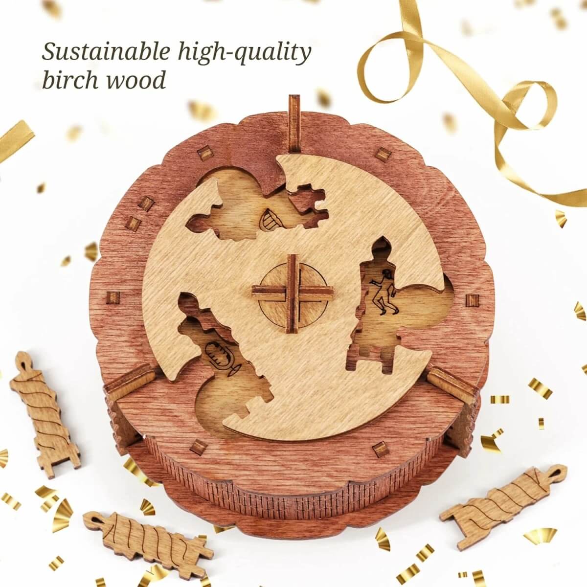 Birthday Cake Puzzle Box
