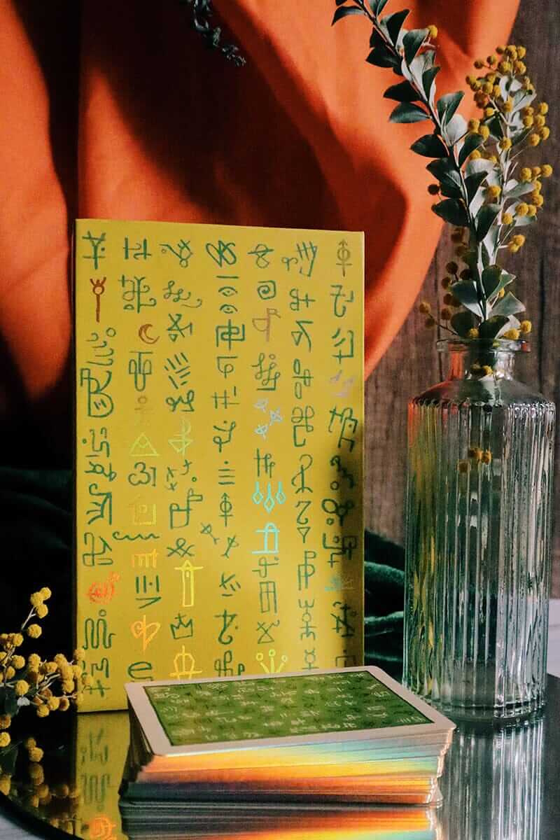 Green Glyphs Lenormand Deck