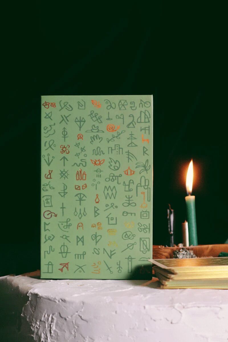 Green Glyphs Oracle Deck