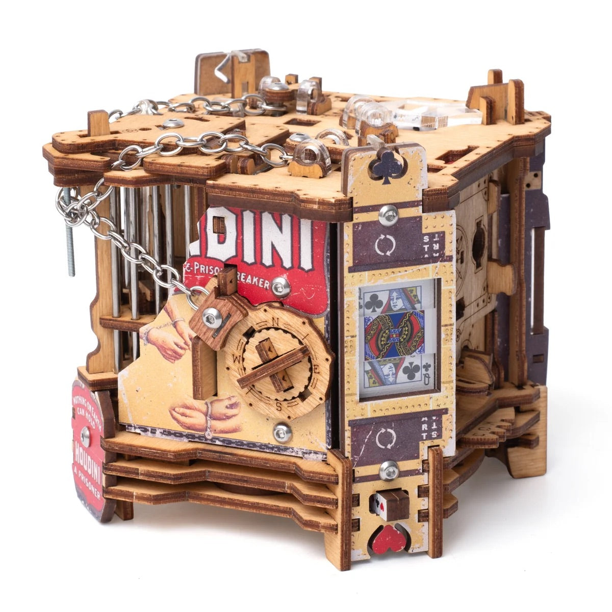 Houdini's Magic Escape Cluebox Puzzle Box