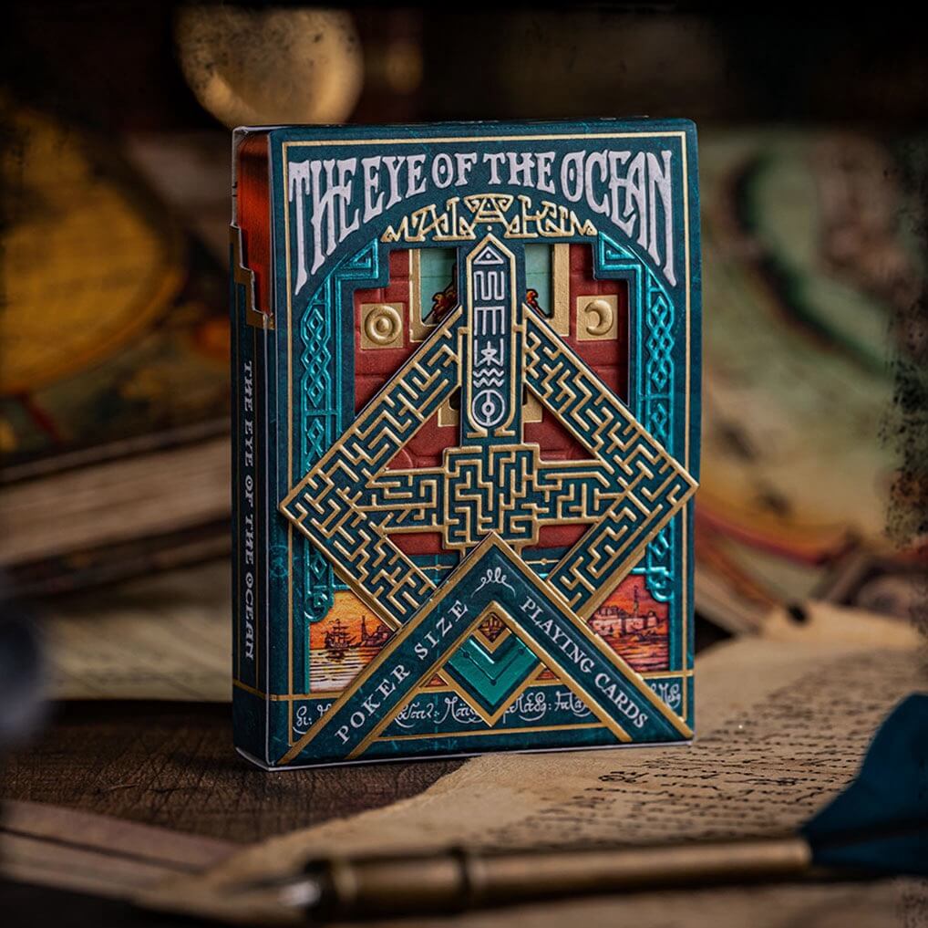 Eye Of The Ocean Playing Cards: Malakim Gilded