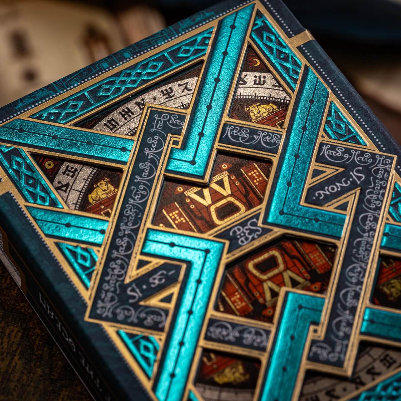 Eye Of The Ocean Playing Cards: Malakim Gilded