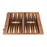 Walnut Tree Trunk Backgammon Set