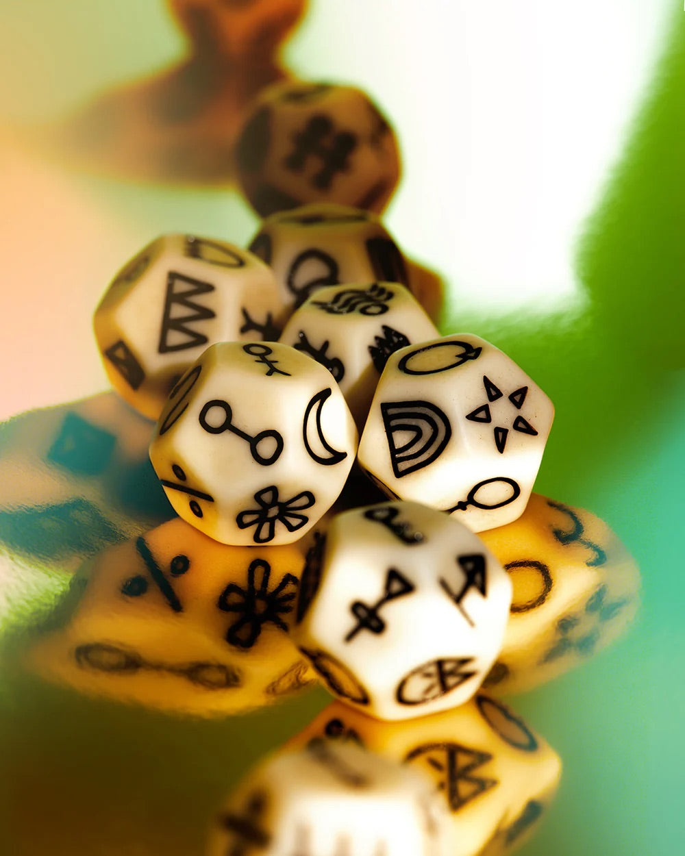 Seeing Stones Rune Dice